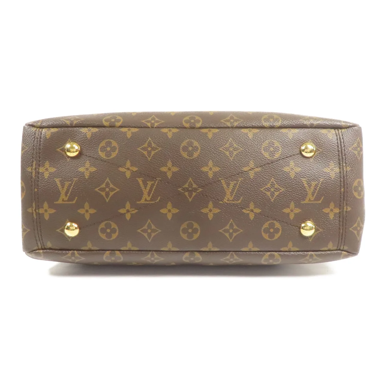 LOUIS VUITTON Pallas M40906 兩用包 塗層帆布 棕色 / Brown 塗層帆布 中古品A - 縮圖 4