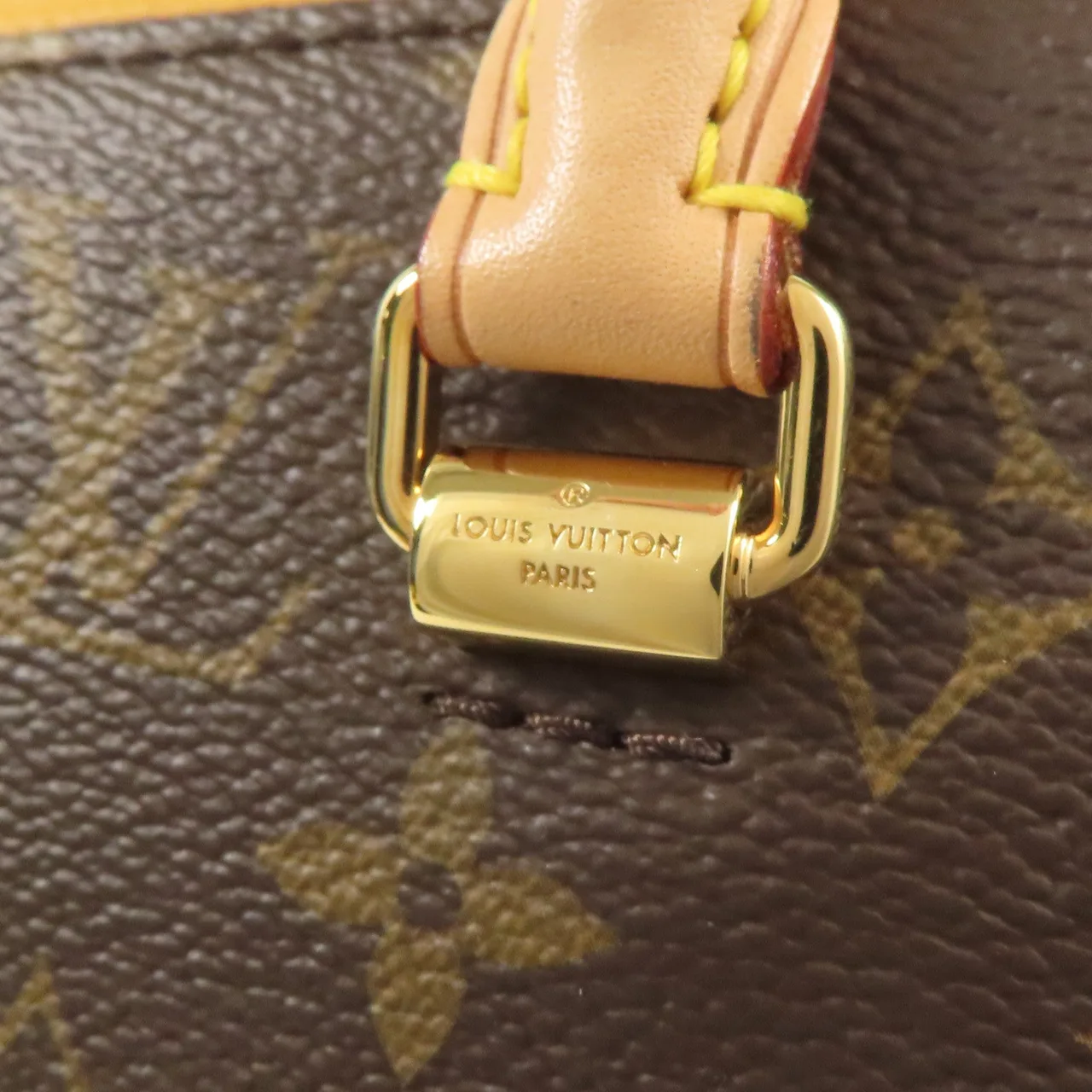 LOUIS VUITTON Pallas M40906 兩用包 塗層帆布 棕色 / Brown 塗層帆布 中古品A - 縮圖 8