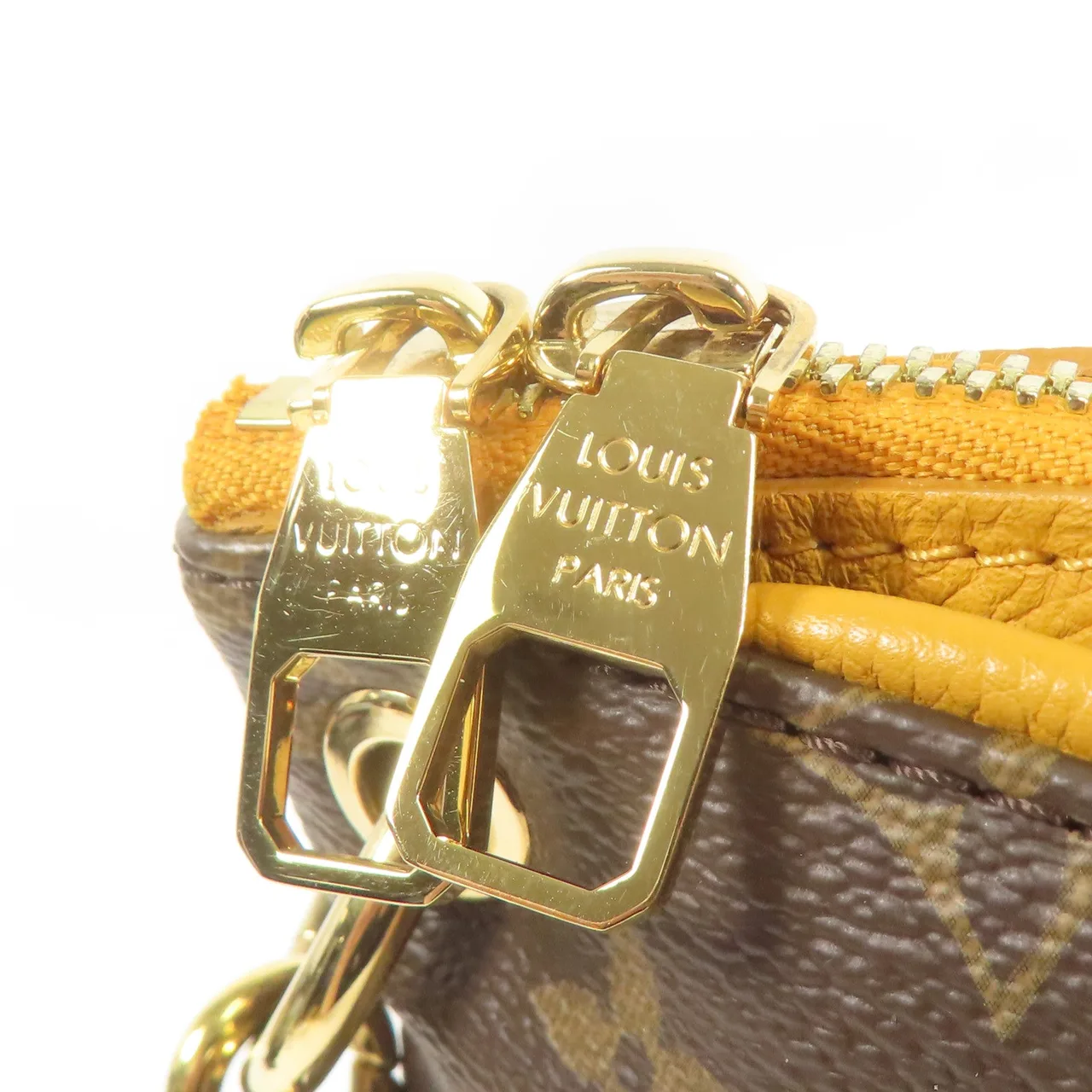 LOUIS VUITTON Pallas M40906 兩用包 塗層帆布 棕色 / Brown 塗層帆布 中古品A - 縮圖 9