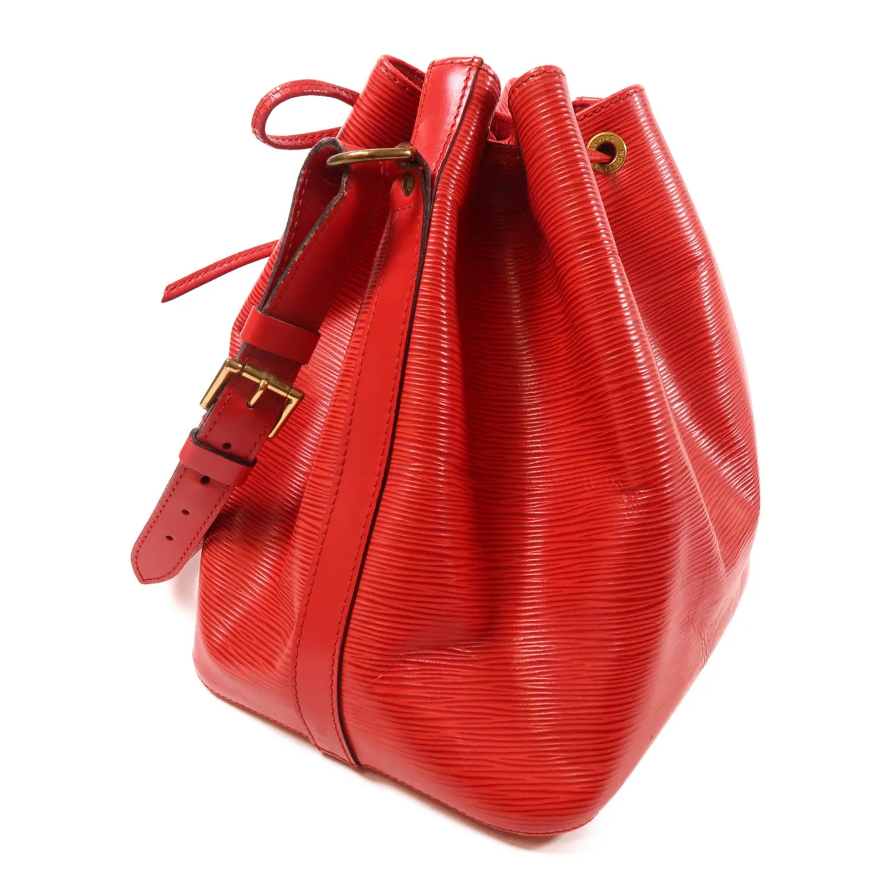 LOUIS VUITTON Noe M44107 肩背包 牛皮 紅色 / Red 牛皮 中古品B - 縮圖 4