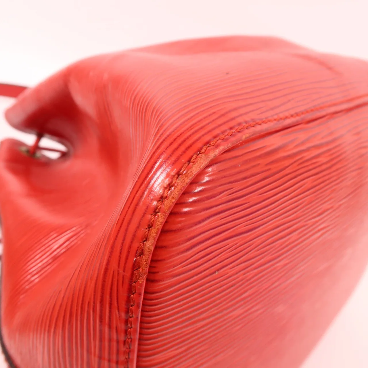 LOUIS VUITTON Noe M44107 肩背包 牛皮 紅色 / Red 牛皮 中古品B - 縮圖 8