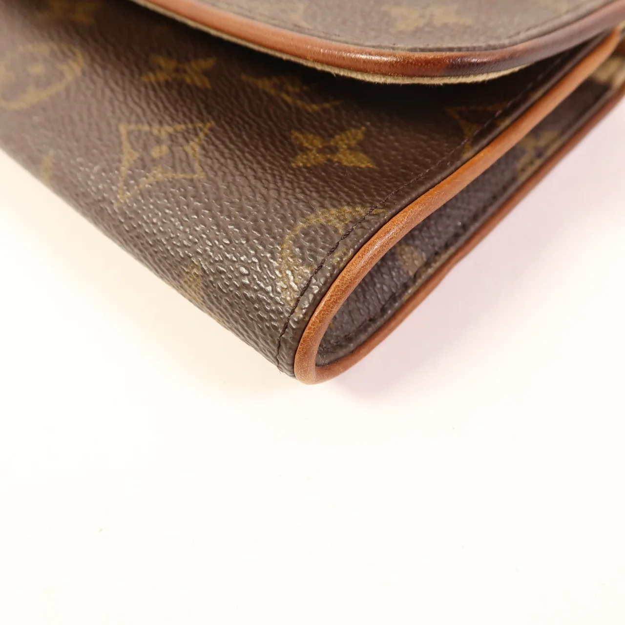 LOUIS VUITTON Pochette Twin M51852 肩背包 塗層帆布 棕色 / Brown 塗層帆布 中古品B - 縮圖 11