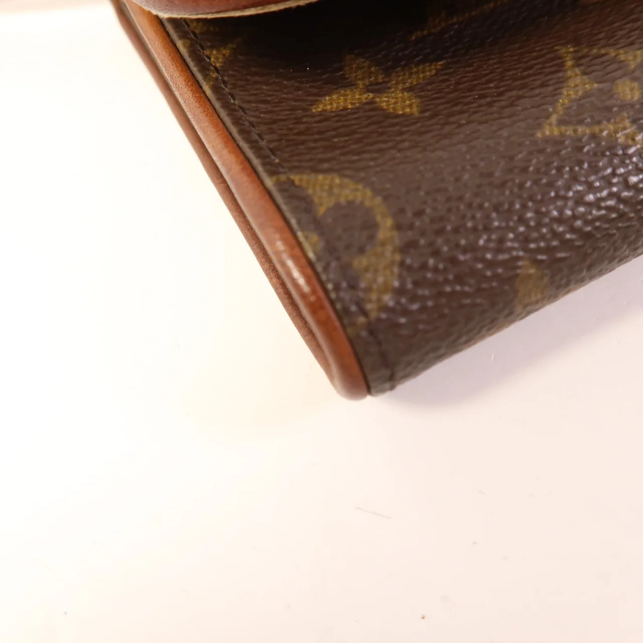 LOUIS VUITTON Pochette Twin M51852 肩背包 塗層帆布 棕色 / Brown 塗層帆布 中古品B - 縮圖 12