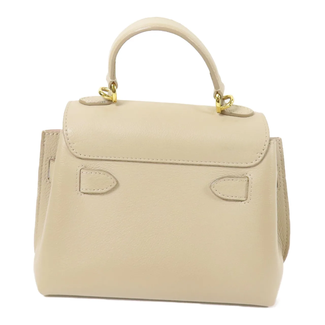 LOUIS VUITTON Lock Me M21052 兩用包 牛皮 米色 / Gery 牛皮 中古品B - 縮圖 3