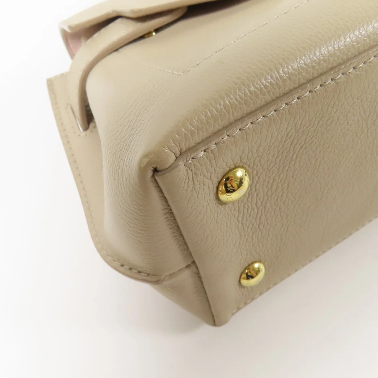 LOUIS VUITTON Lock Me M21052 兩用包 牛皮 米色 / Gery 牛皮 中古品B - 縮圖 5