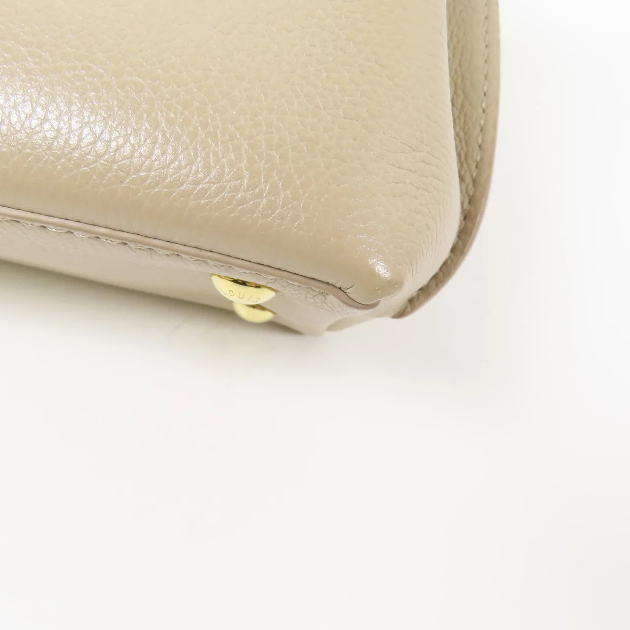 LOUIS VUITTON Lock Me M21052 兩用包 牛皮 米色 / Gery 牛皮 中古品B - 縮圖 8