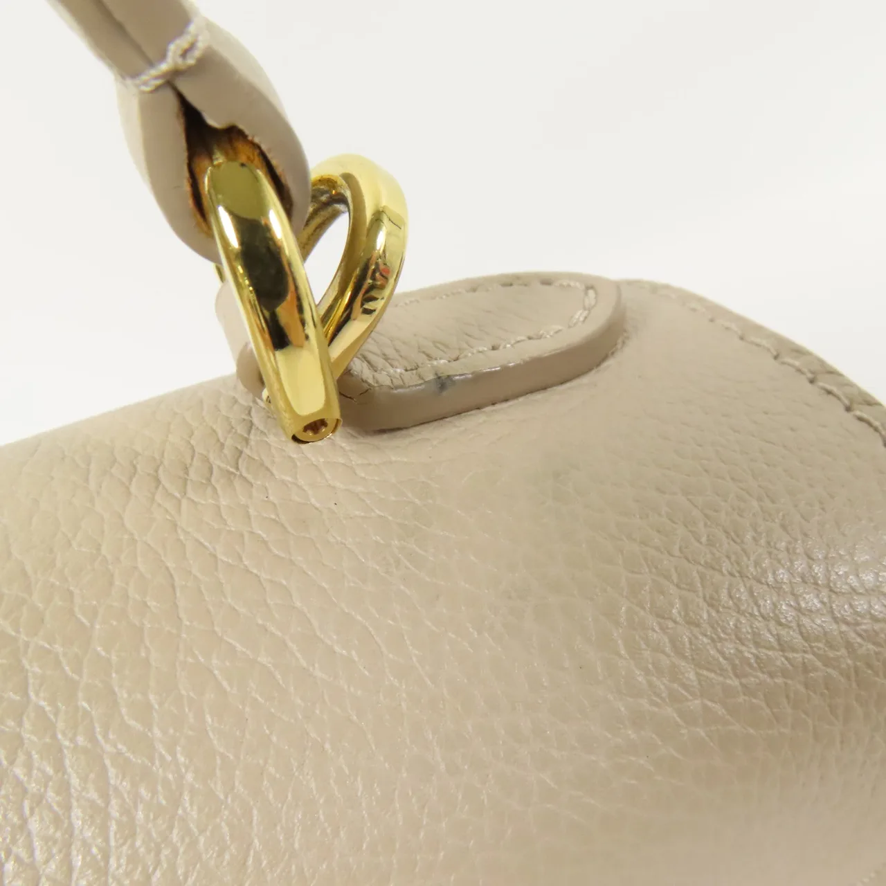 LOUIS VUITTON Lock Me M21052 兩用包 牛皮 米色 / Gery 牛皮 中古品B - 縮圖 13