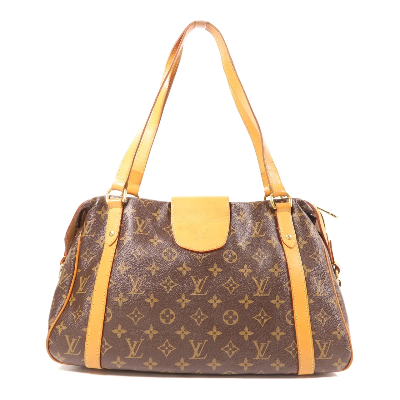 LOUIS VUITTON Stresa M51186 肩背包 塗層帆布 棕色 / Brown 塗層帆布 中古品B - 縮圖 2