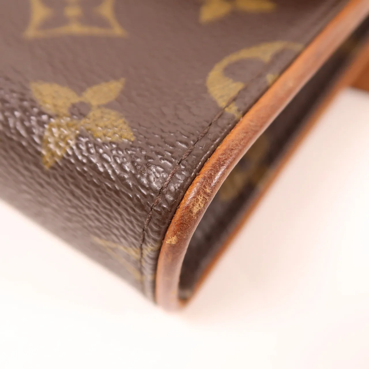 LOUIS VUITTON Pochette Florentine M51855 腰包 塗層帆布 棕色 / Browe 塗層帆布 中古品B - 縮圖 6