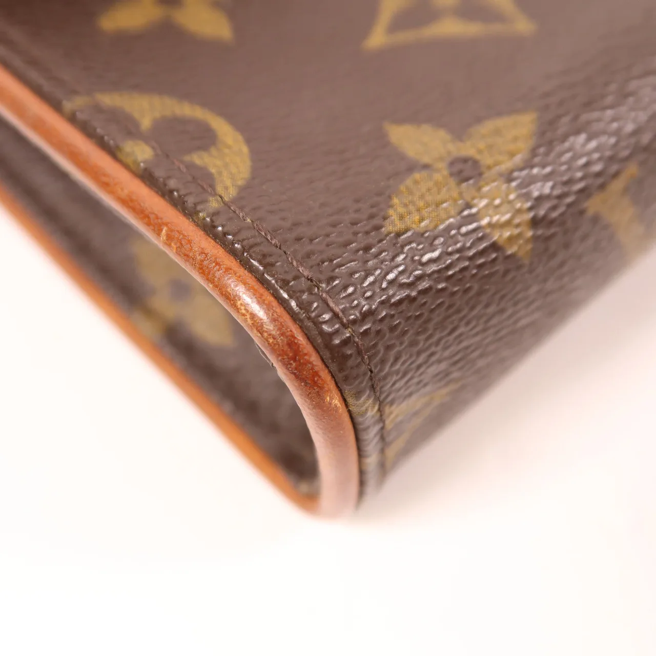 LOUIS VUITTON Pochette Florentine M51855 腰包 塗層帆布 棕色 / Browe 塗層帆布 中古品B - 縮圖 7