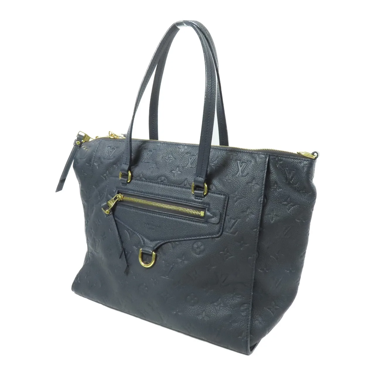 LOUIS VUITTON Lumineuse M93410 兩用包 牛皮 藍色 / Blue 牛皮 中古品B - 縮圖 2