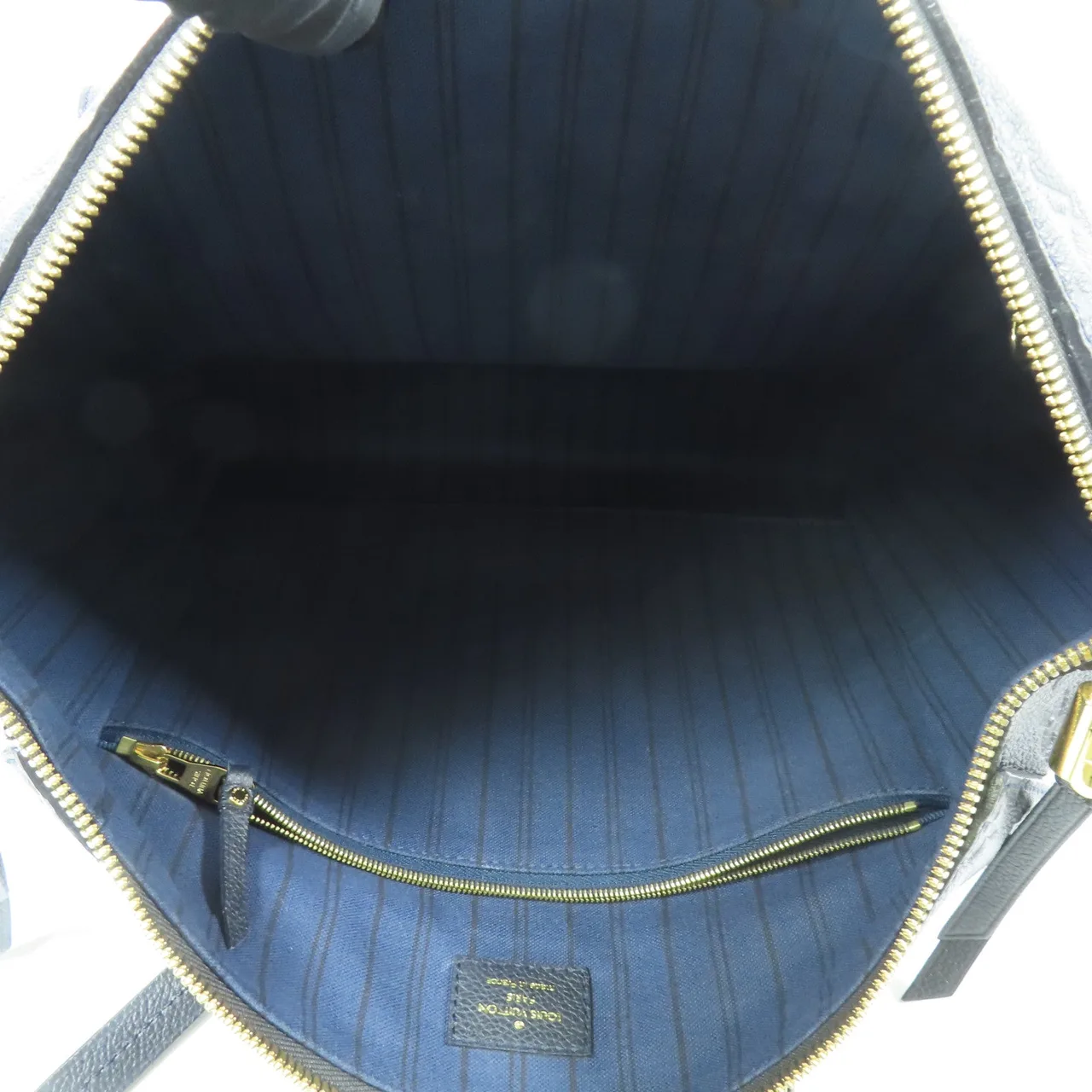 LOUIS VUITTON Lumineuse M93410 兩用包 牛皮 藍色 / Blue 牛皮 中古品B - 縮圖 5