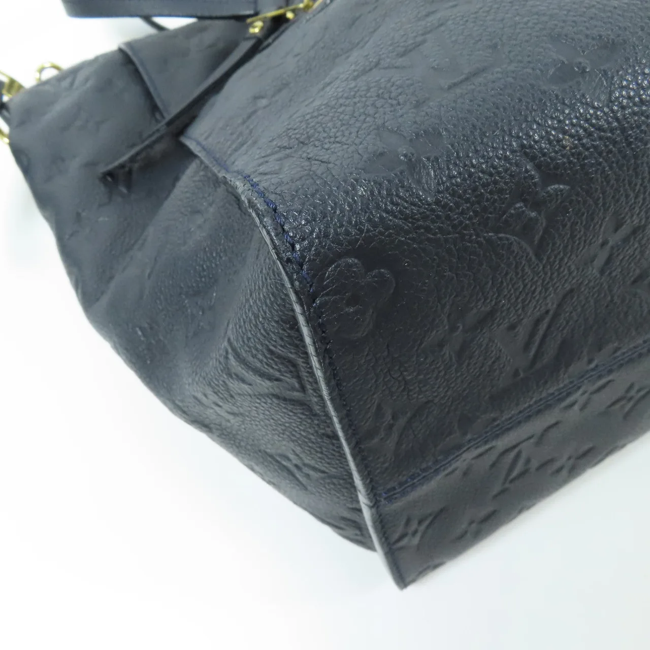 LOUIS VUITTON Lumineuse M93410 兩用包 牛皮 藍色 / Blue 牛皮 中古品B - 縮圖 6