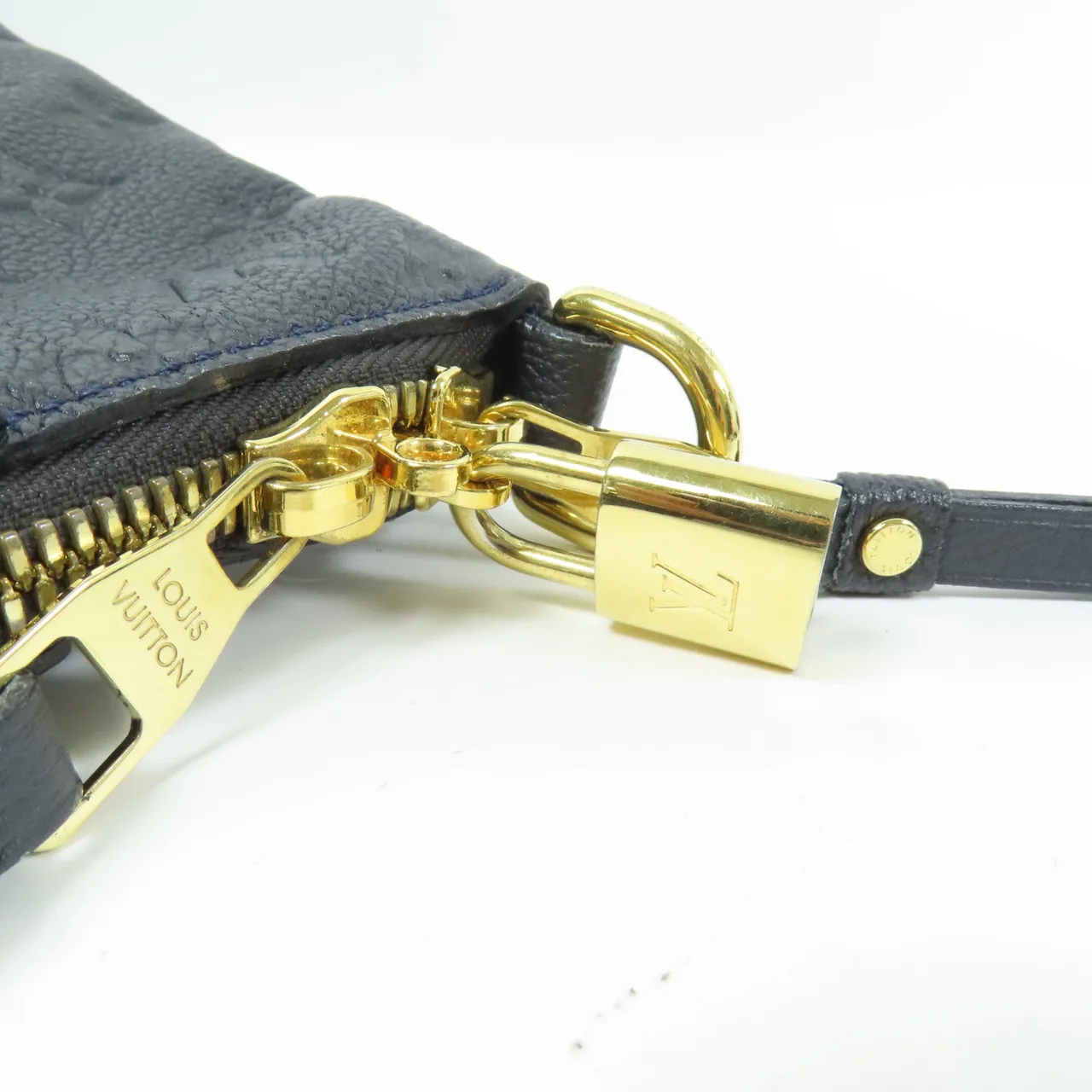 LOUIS VUITTON Lumineuse M93410 兩用包 牛皮 藍色 / Blue 牛皮 中古品B - 縮圖 11