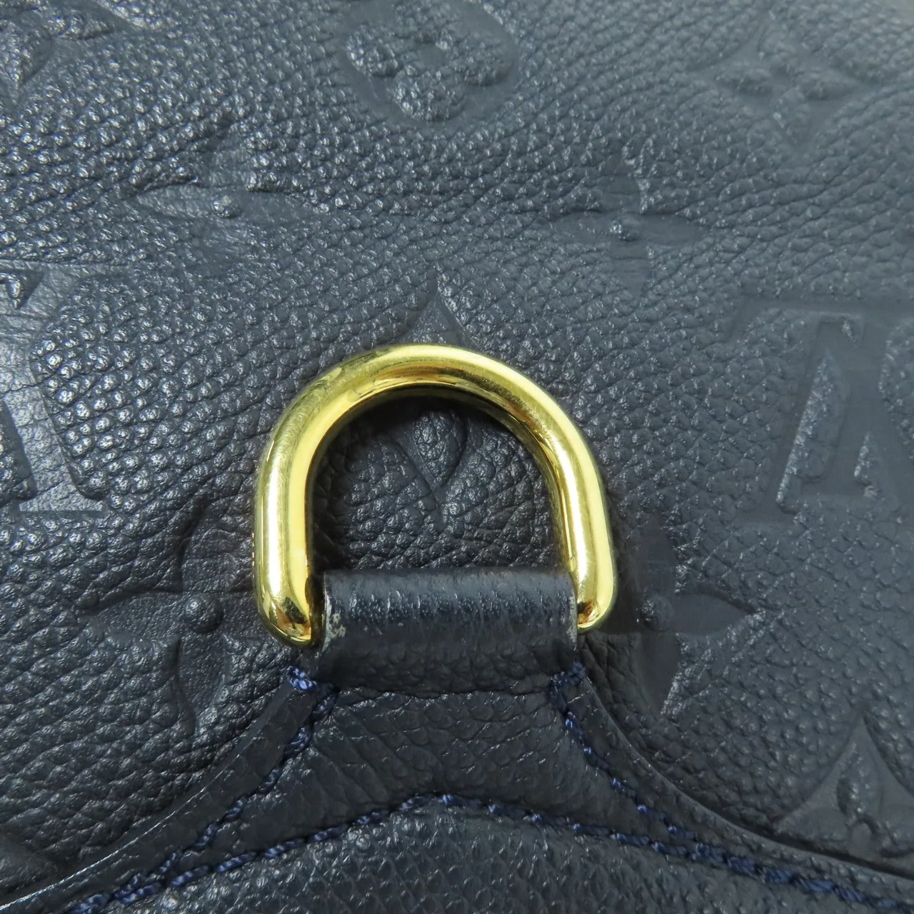 LOUIS VUITTON Lumineuse M93410 兩用包 牛皮 藍色 / Blue 牛皮 中古品B - 縮圖 12