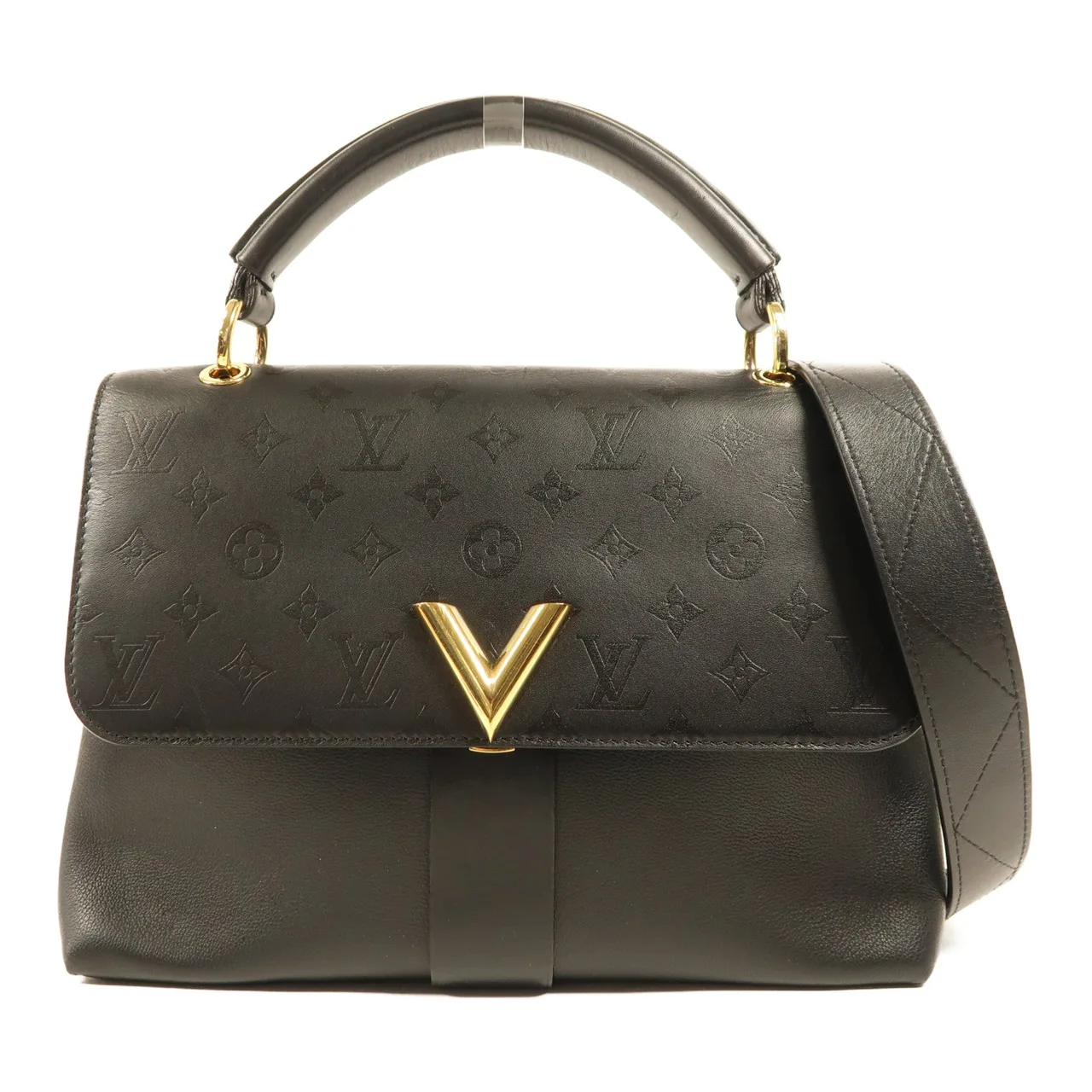 LOUIS VUITTON M51989 兩用包 牛皮 黑色 / Black