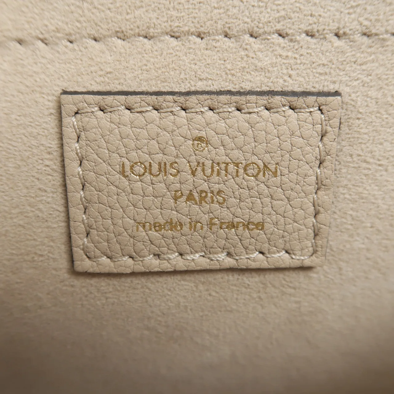 LOUIS VUITTON Lock Me M58554 兩用包 牛皮 米色 / 灰色 / Beige/Blue 牛皮 中古品A - 縮圖 6