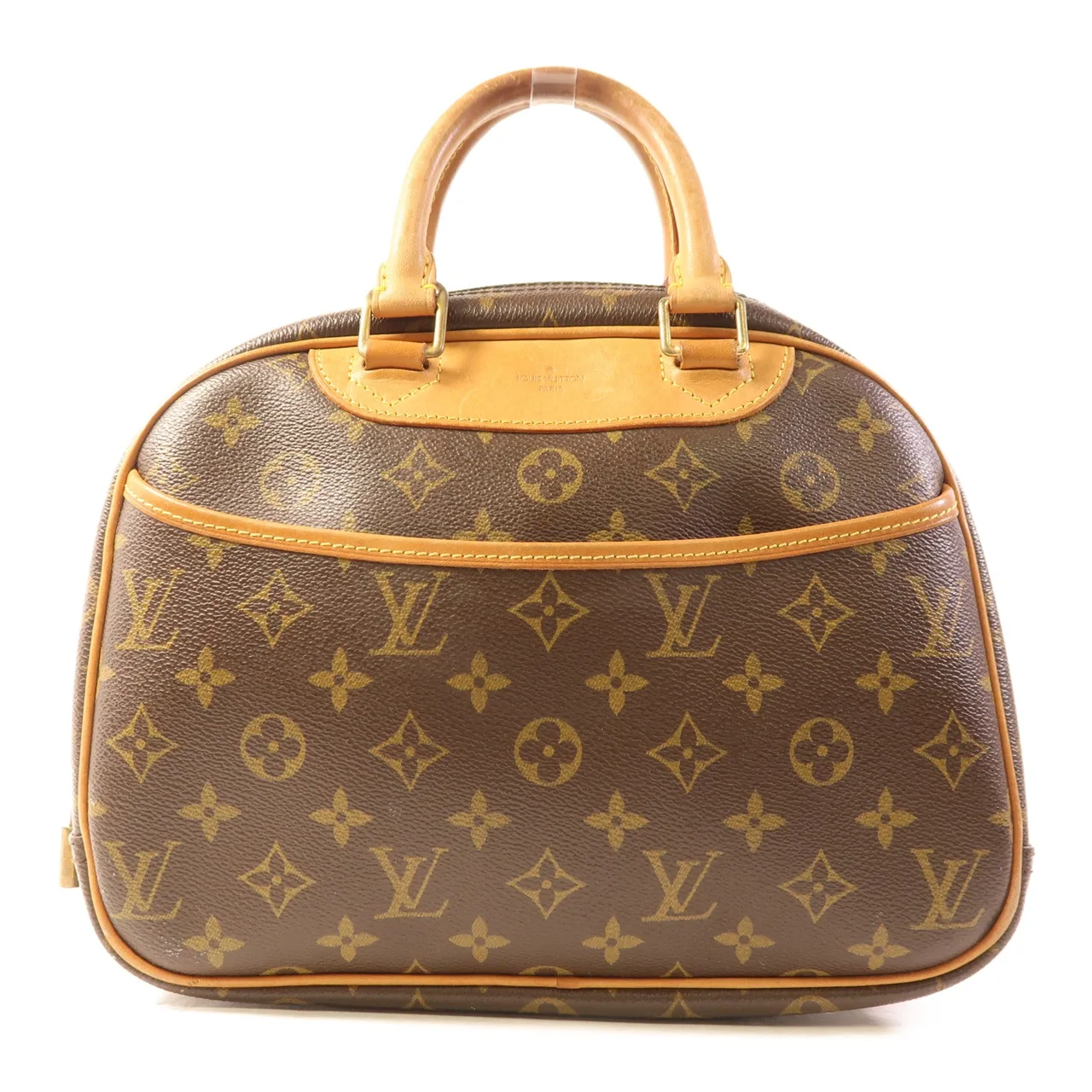 LOUIS VUITTON Trouville M42228 手提包 塗層帆布 棕色