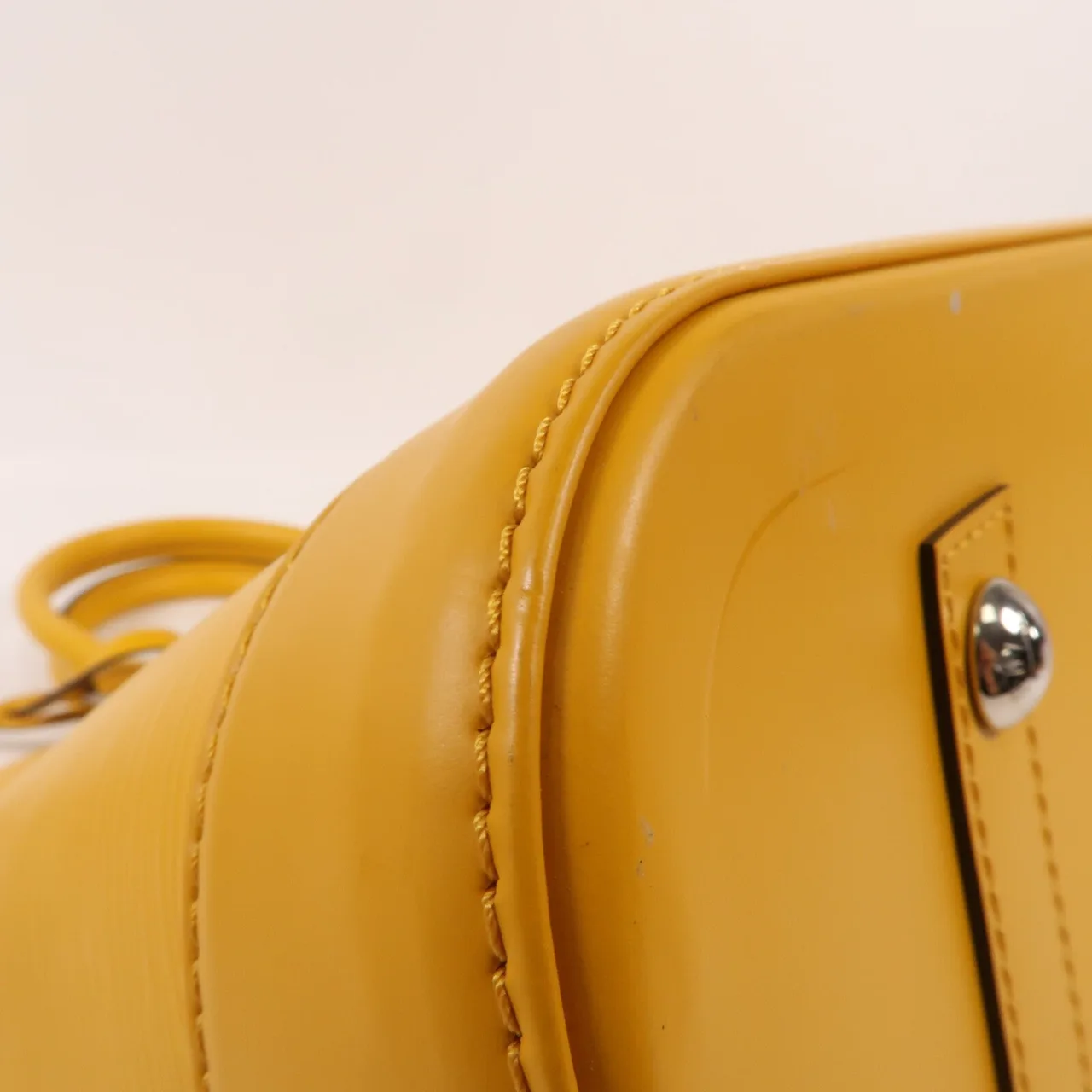 LOUIS VUITTON M52149 手提包 皮革 黃色 / Yellow 皮革 中古品B - 縮圖 10