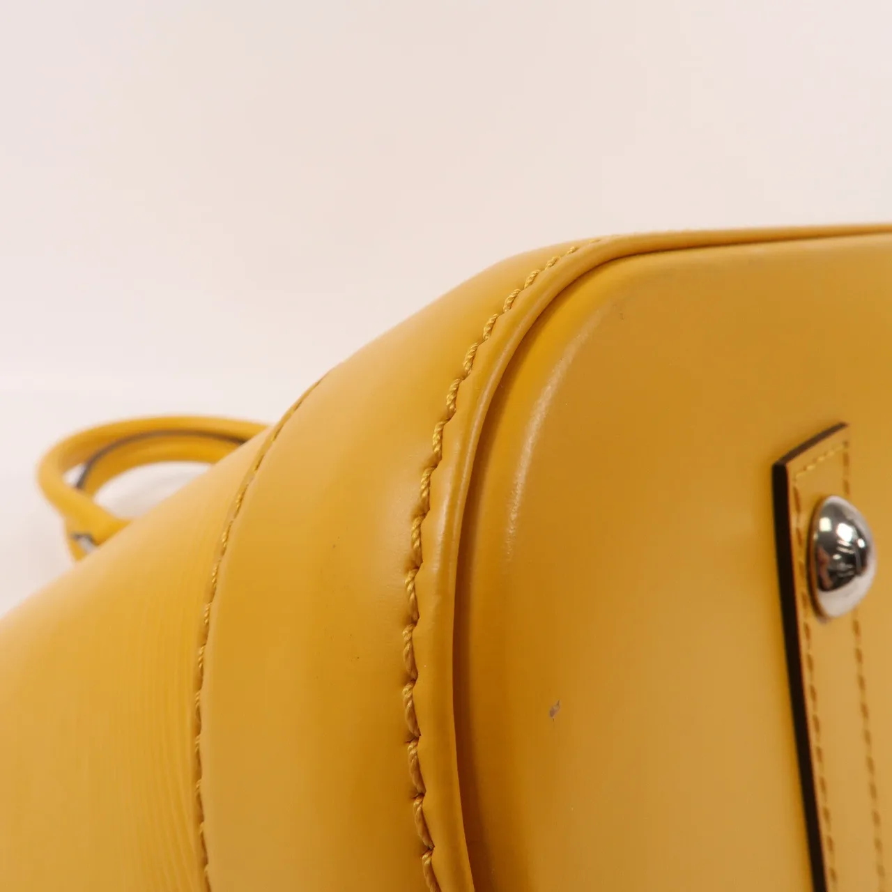 LOUIS VUITTON M52149 手提包 皮革 黃色 / Yellow 皮革 中古品B - 縮圖 12