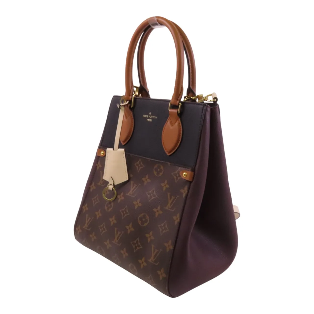 LOUIS VUITTON M45409 兩用包 塗層帆布 棕色 / 紫色 塗層帆布 中古品A - 縮圖 3