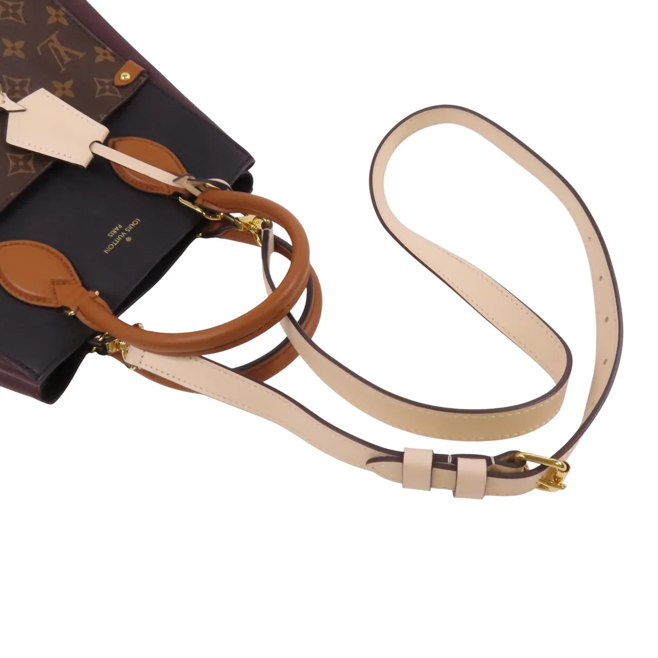 LOUIS VUITTON M45409 兩用包 塗層帆布 棕色 / 紫色 塗層帆布 中古品A - 縮圖 8