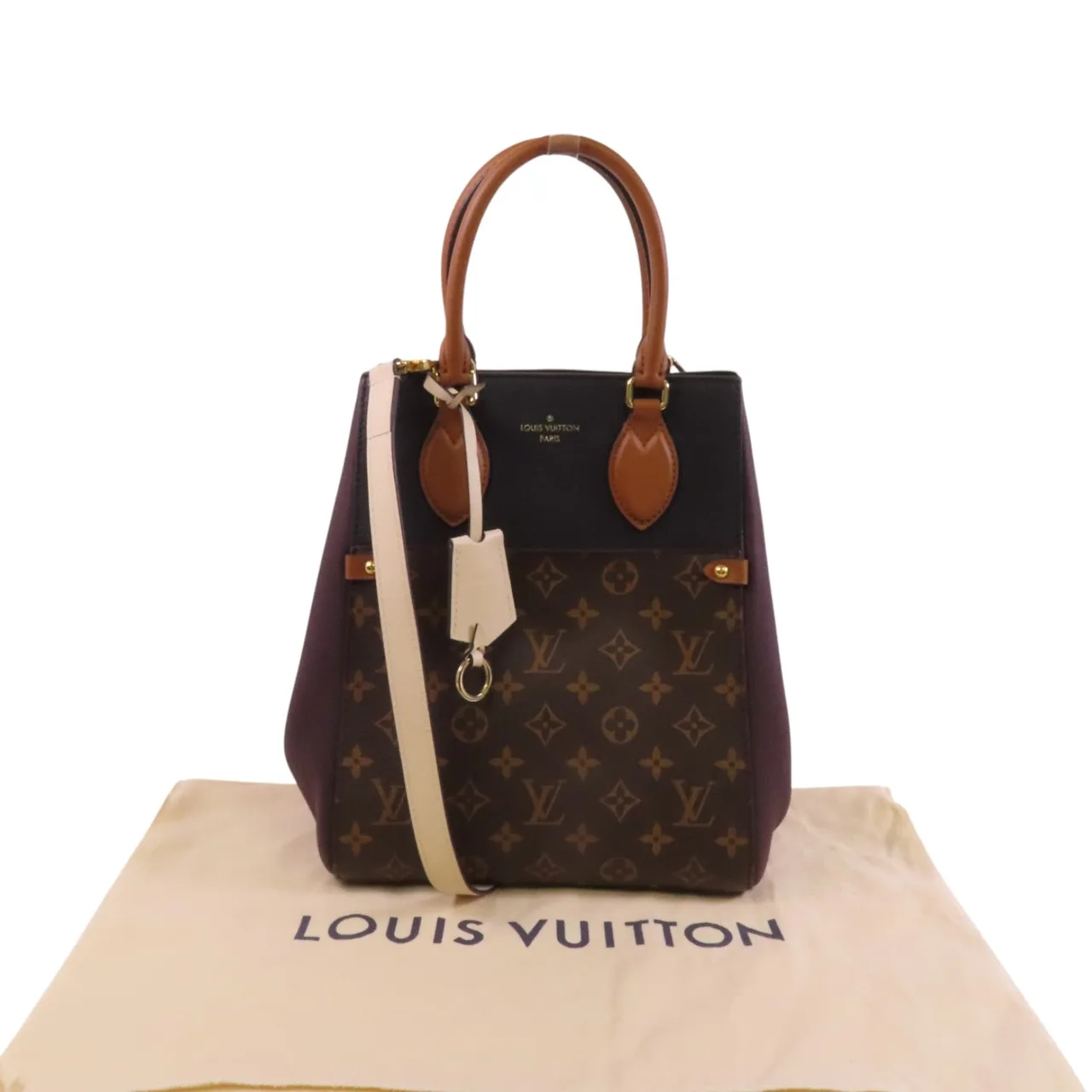 LOUIS VUITTON M45409 兩用包 塗層帆布 棕色 / 紫色 塗層帆布 中古品A - 縮圖 10