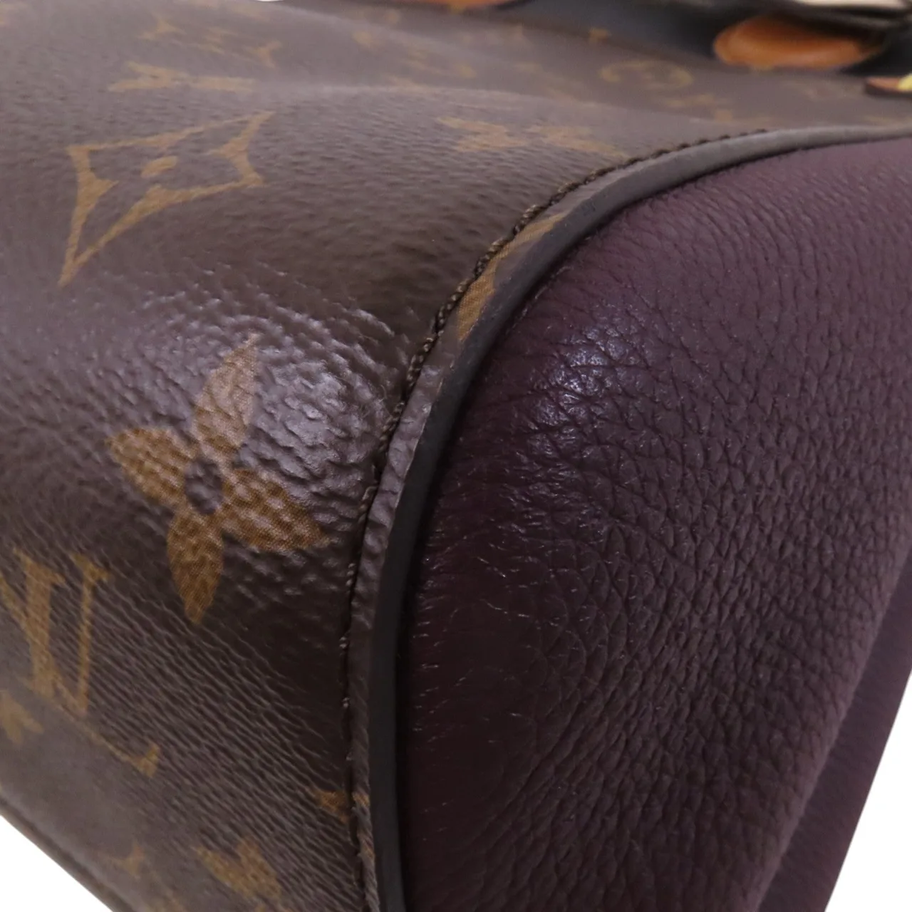 LOUIS VUITTON M45409 兩用包 塗層帆布 棕色 / 紫色 塗層帆布 中古品A - 縮圖 12