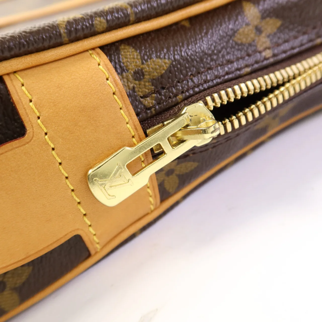 LOUIS VUITTON Porte Documents M40226 手提包 塗層帆布 棕色 / Brown 塗層帆布 中古品B - 縮圖 10
