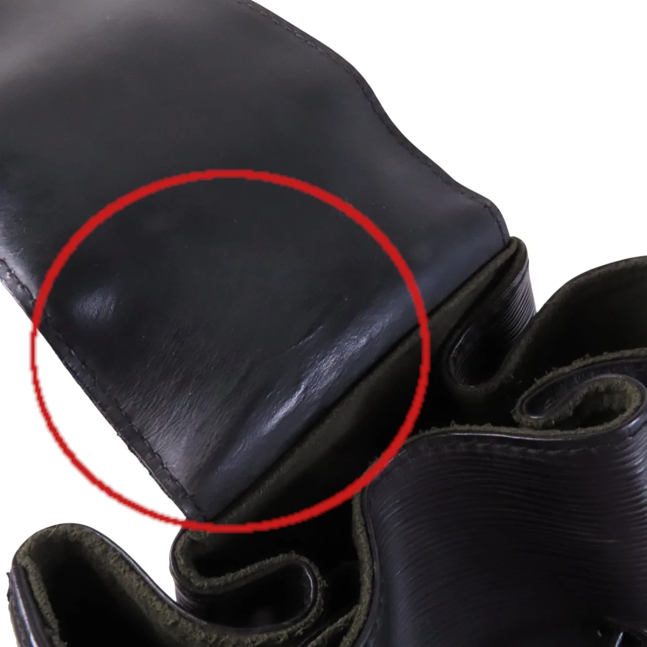 LOUIS VUITTON M80153 肩背包 牛皮 黑色 / Black 牛皮 中古品B - 縮圖 17