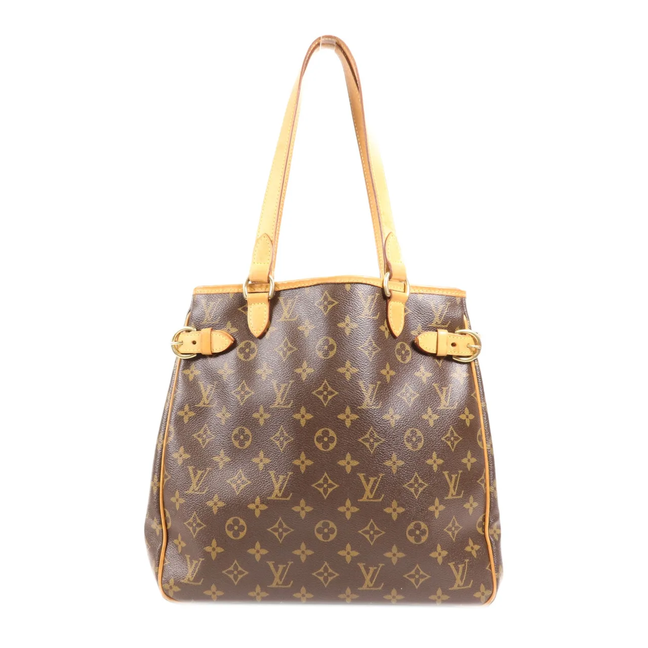 LOUIS VUITTON Batignolles M51153 肩背包 塗層帆布 棕色 / Brown