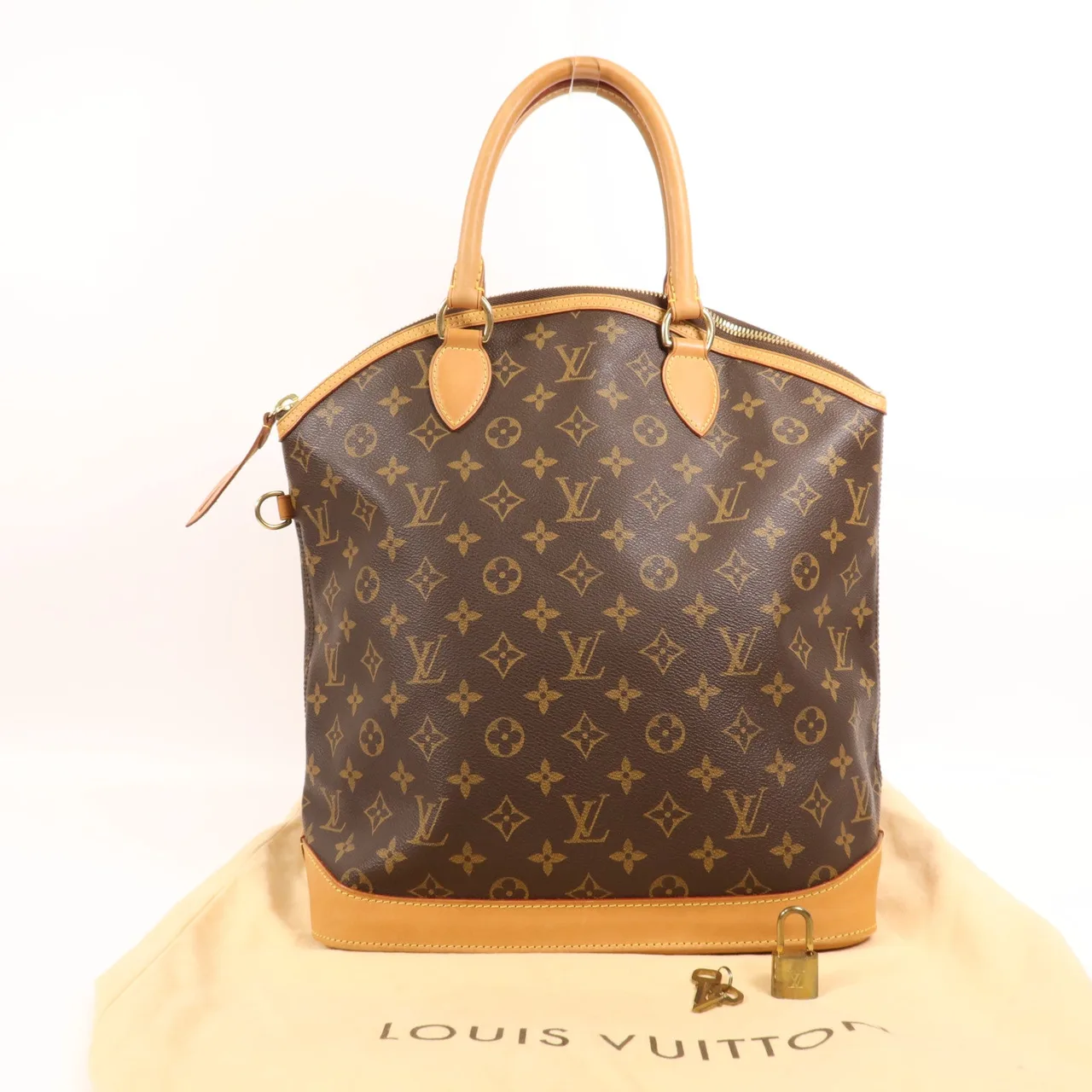 LOUIS VUITTON Lockit Vertical M40103 手提包 塗層帆布 棕色 / Brown 塗層帆布 中古品B - 縮圖 9
