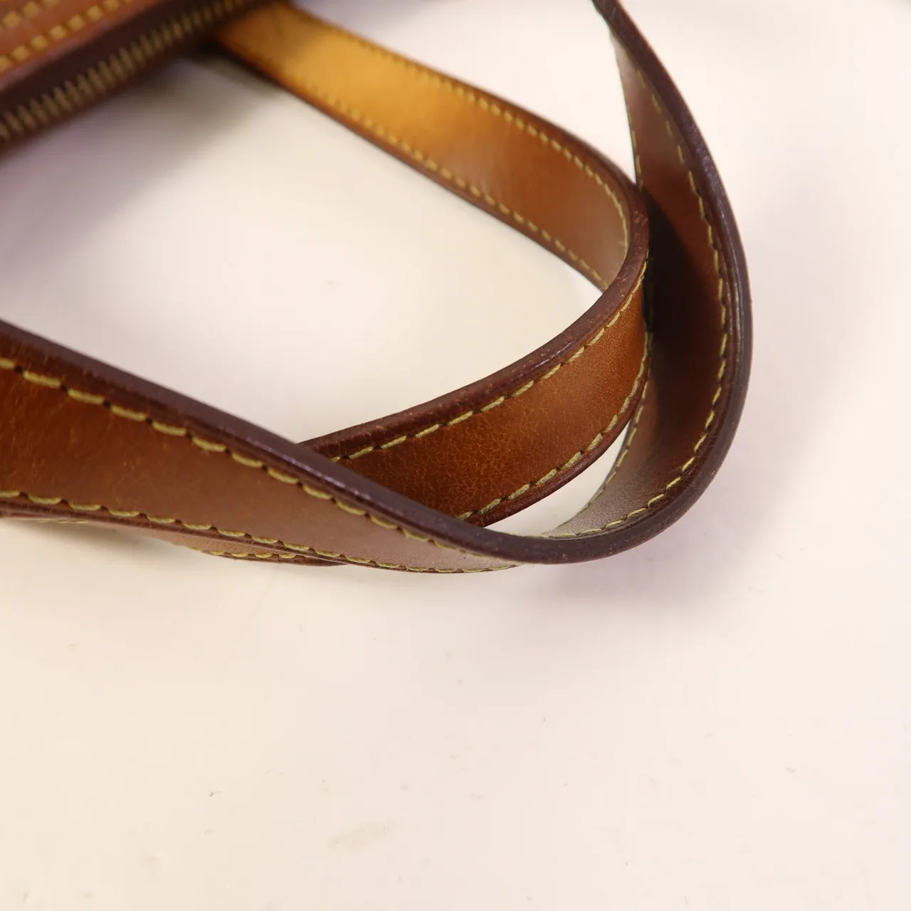 LOUIS VUITTON Palermo M40145 兩用包 塗層帆布 棕色 塗層帆布 中古品B - 縮圖 16