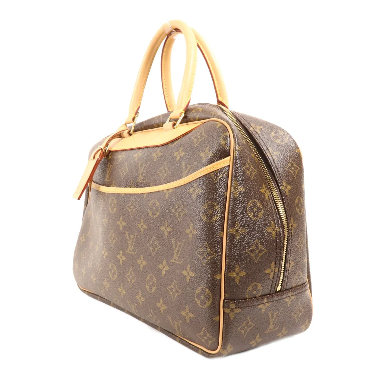 LOUIS VUITTON Deauville M47270 手提包 塗層帆布 棕色 塗層帆布 中古品A - 縮圖 3