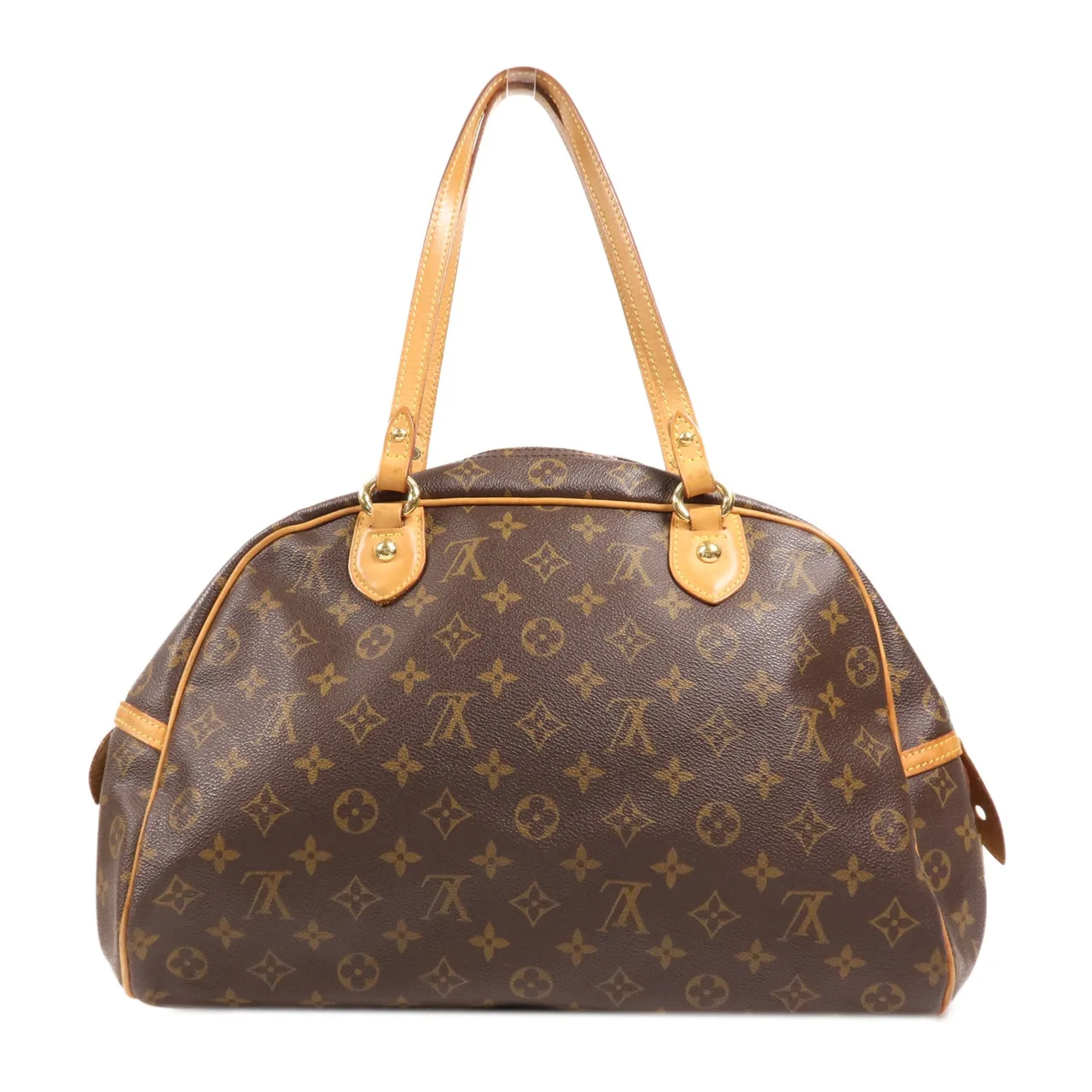 LOUIS VUITTON Montorgueil M95566 肩背包 塗層帆布 棕色 塗層帆布 中古品B - 縮圖 2