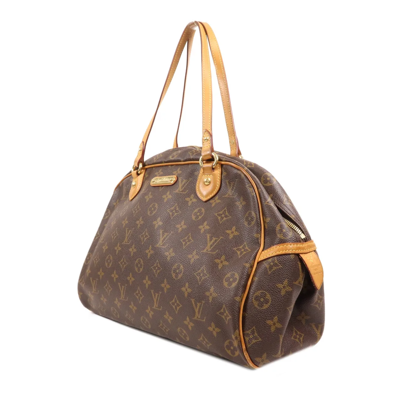 LOUIS VUITTON Montorgueil M95566 肩背包 塗層帆布 棕色 塗層帆布 中古品B - 縮圖 3
