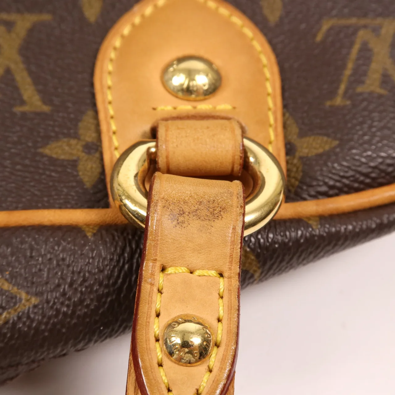 LOUIS VUITTON Montorgueil M95566 肩背包 塗層帆布 棕色 塗層帆布 中古品B - 縮圖 14