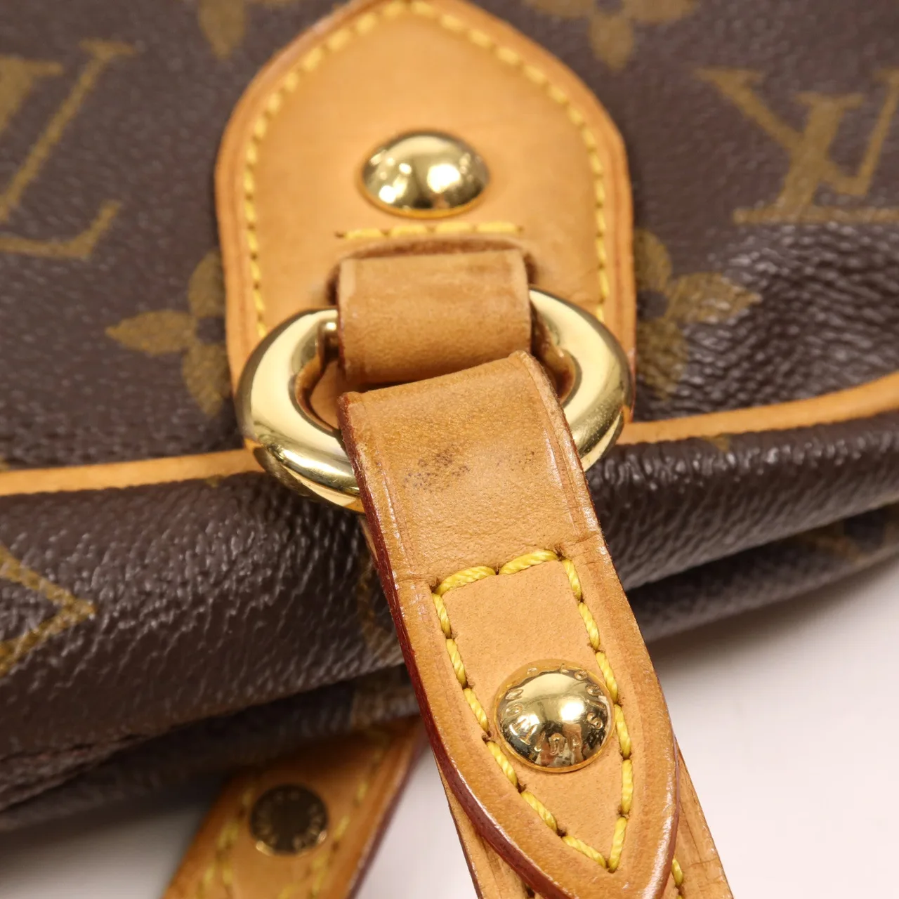 LOUIS VUITTON Montorgueil M95566 肩背包 塗層帆布 棕色 塗層帆布 中古品B - 縮圖 16