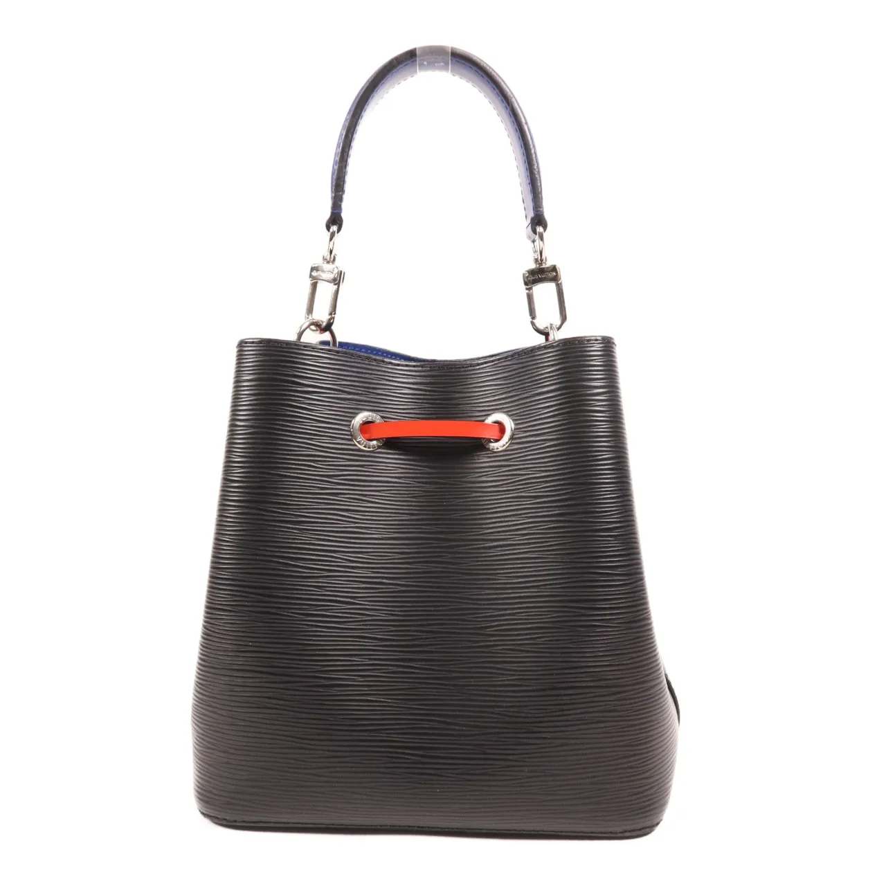 LOUIS VUITTON NeoNoe M52853 兩用包 牛皮 黑色 / 紅色 / Black/Blue 牛皮 中古品A - 縮圖 2