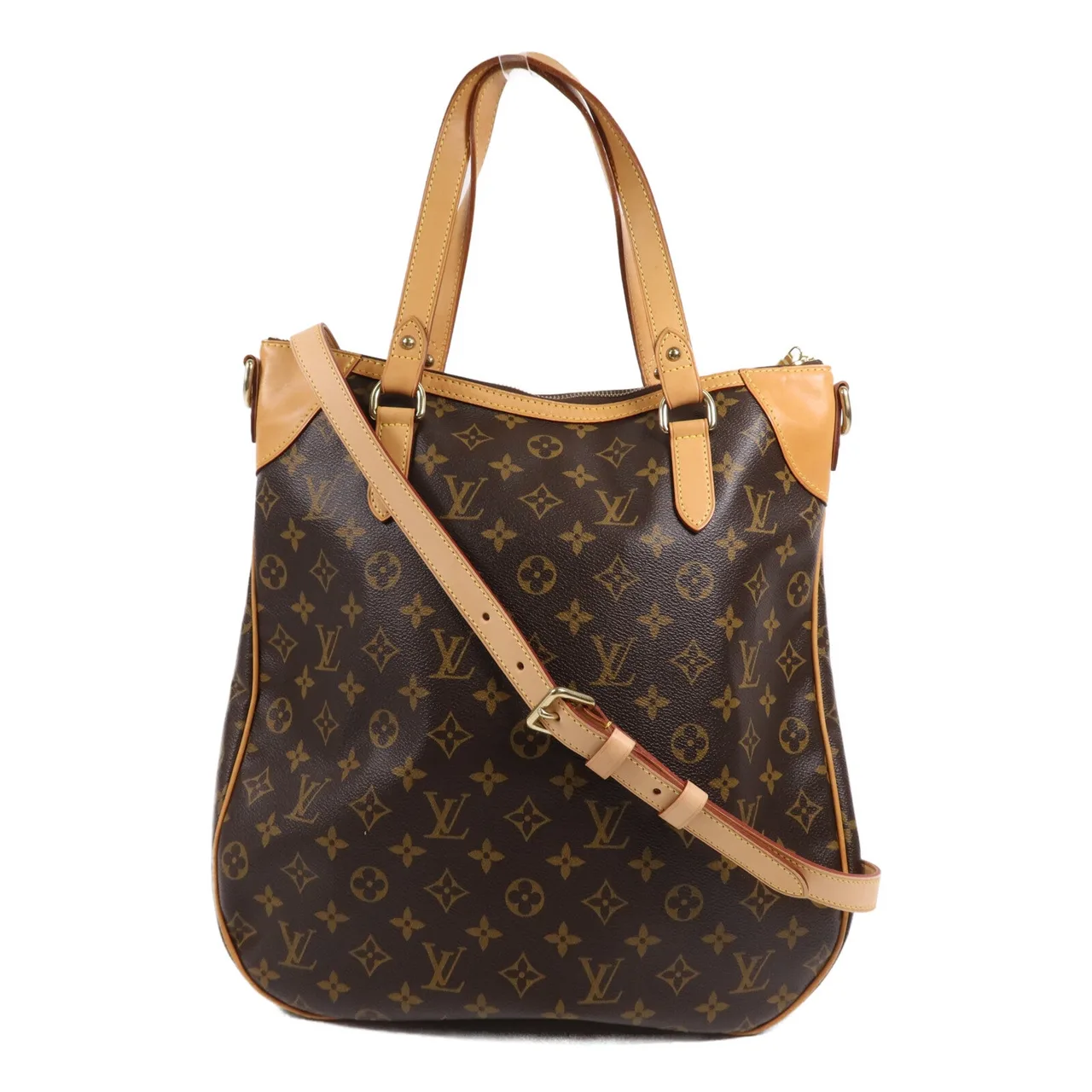LOUIS VUITTON Odeon M56388 兩用包 塗層帆布 棕色