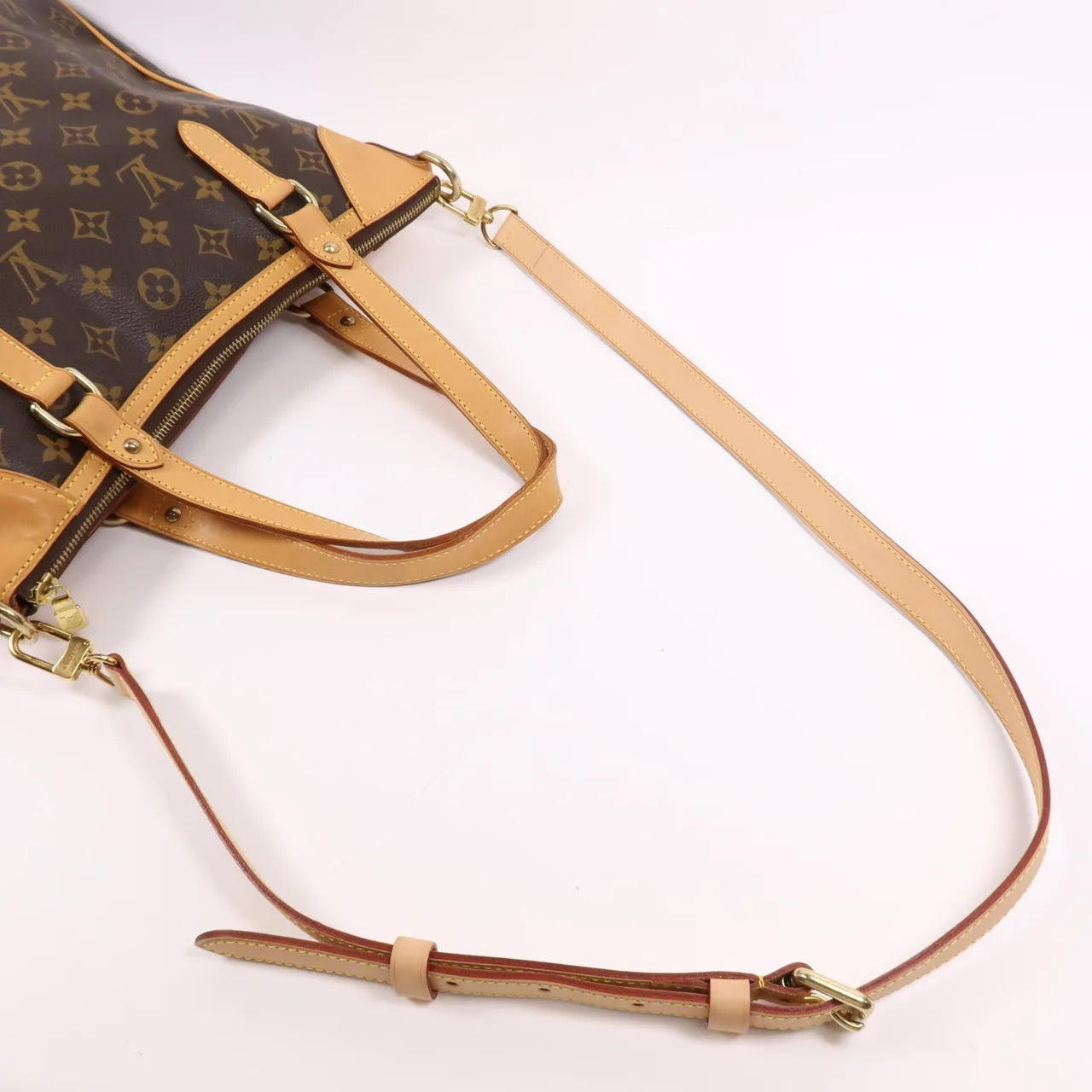 LOUIS VUITTON Odeon M56388 兩用包 塗層帆布 棕色 塗層帆布 中古品B - 縮圖 9