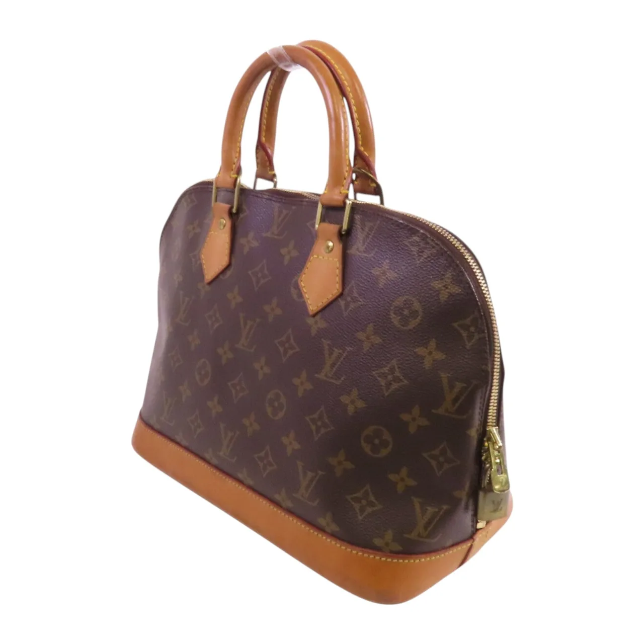 LOUIS VUITTON Alma M51130 手提包 塗層帆布 棕色 / Brown 塗層帆布 中古品B - 縮圖 3