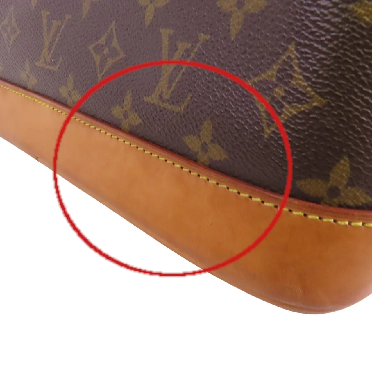 LOUIS VUITTON Alma M51130 手提包 塗層帆布 棕色 / Brown 塗層帆布 中古品B - 縮圖 18