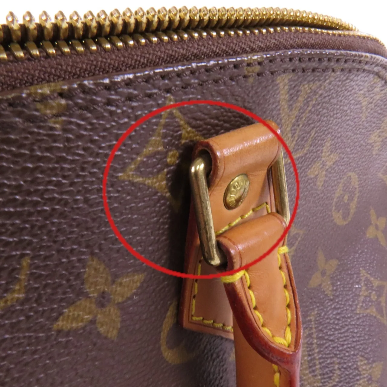 LOUIS VUITTON Alma M51130 手提包 塗層帆布 棕色 / Brown 塗層帆布 中古品B - 縮圖 20