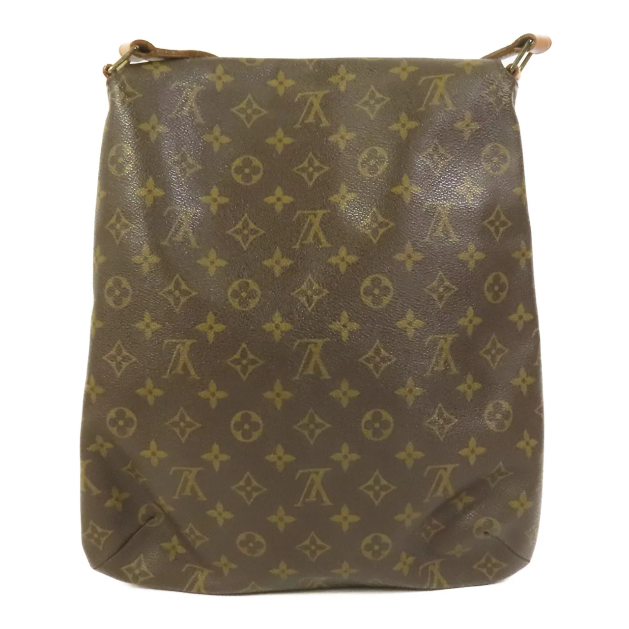 LOUIS VUITTON Musette M51256 肩背包 塗層帆布 棕色 / Brown 塗層帆布 中古品B - 縮圖 2