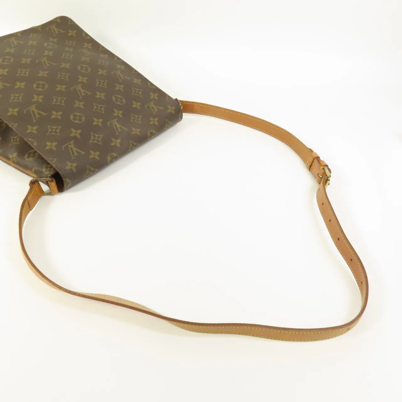 LOUIS VUITTON Musette M51256 肩背包 塗層帆布 棕色 / Brown 塗層帆布 中古品B - 縮圖 5