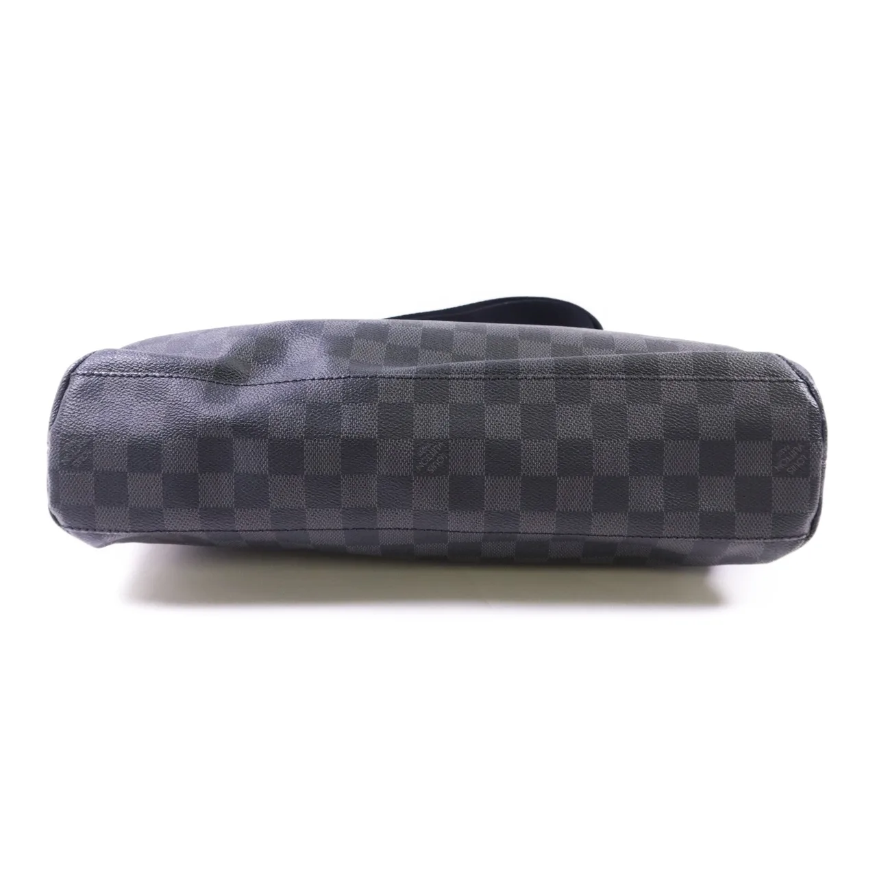 LOUIS VUITTON Mick N41106 肩背包 塗層帆布 黑色 塗層帆布 中古品A - 縮圖 4