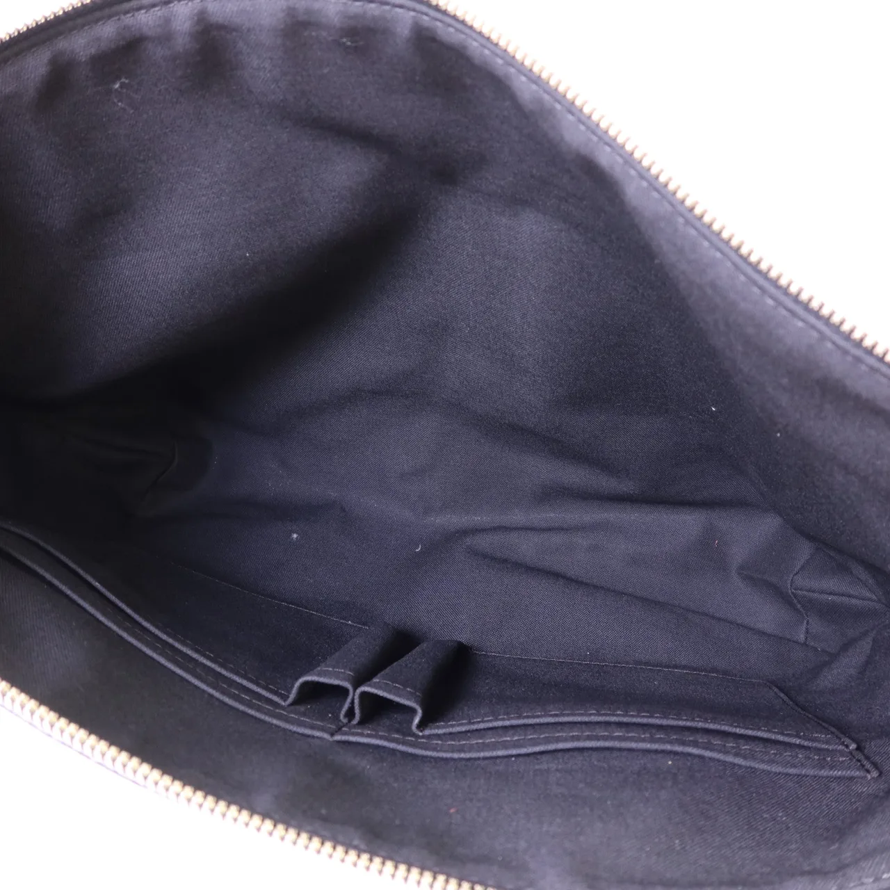 LOUIS VUITTON Mick N41106 肩背包 塗層帆布 黑色 塗層帆布 中古品A - 縮圖 6