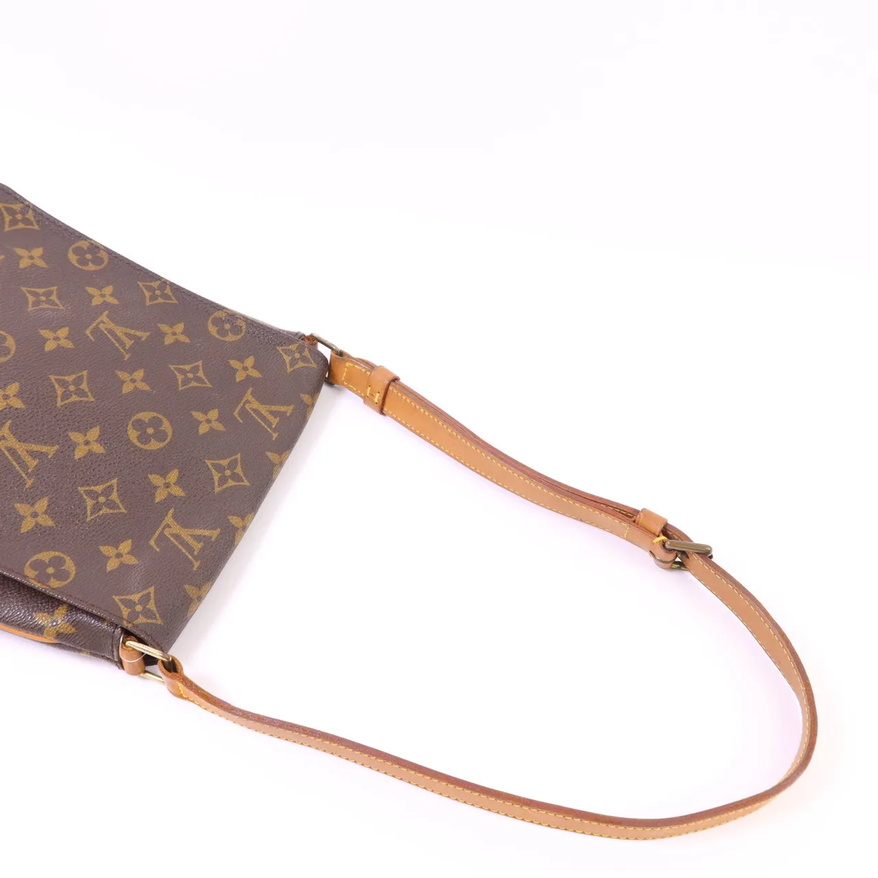LOUIS VUITTON Musette Salsa M51258 肩背包 塗層帆布 棕色 塗層帆布 中古品B - 縮圖 5