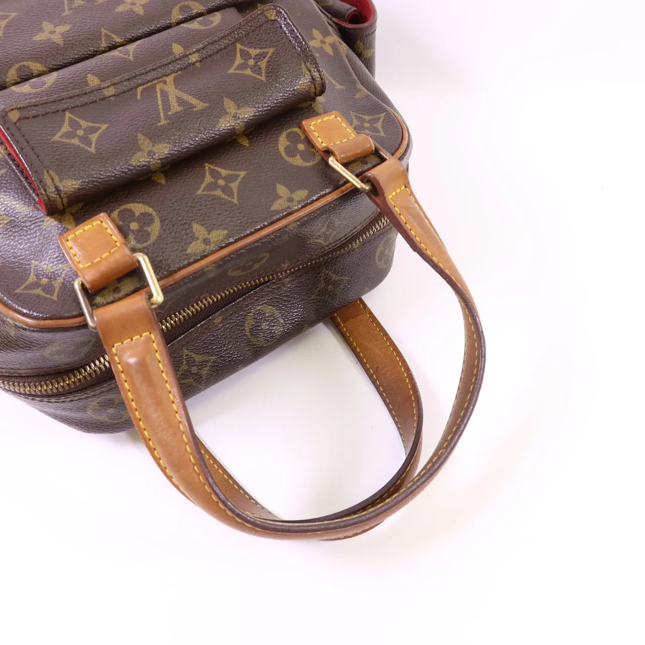 LOUIS VUITTON Excentri-cite M51161 手提包 塗層帆布 棕色 塗層帆布 中古品B - 縮圖 5